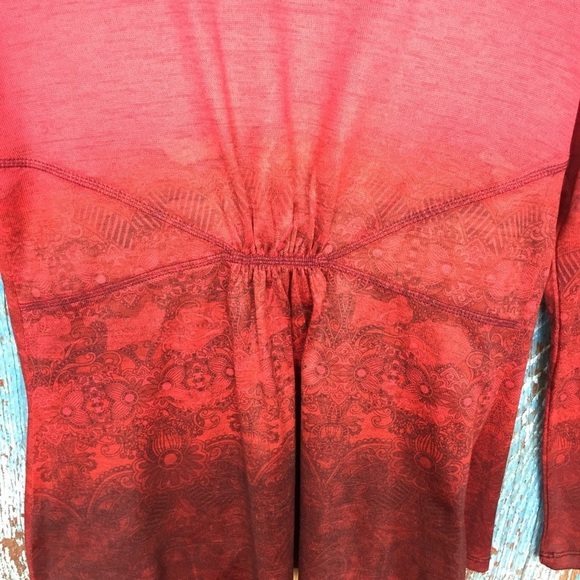 Unity World Wear Red Cardigan Sweater Size S - Picture 7 of 8